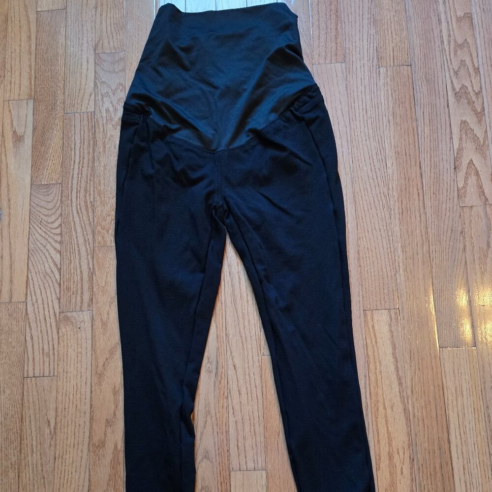 Womens Loft Size Small Maternity Black Leggings